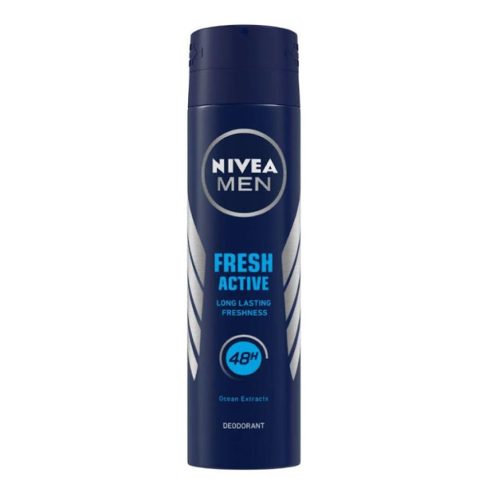 Nivea Fresh Active Body Spray for Men - 150ml - 81600D