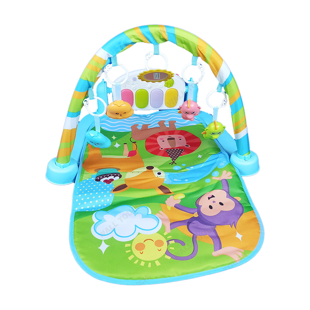 Baby Gym Mat Piano Play Mat With Music Sound and Toys - 186383059