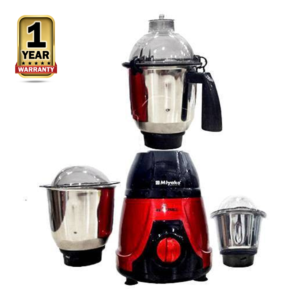 Miyako Turbo Blender - 1100 W - Red