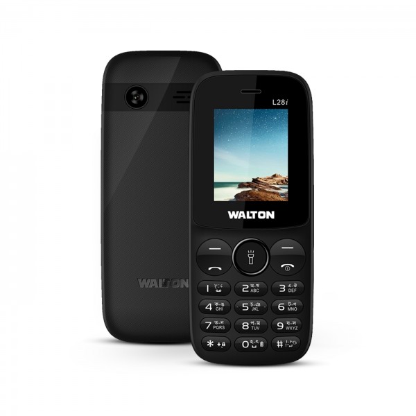 Walton Olvio L28 Dual Sim Feature Phone - Black