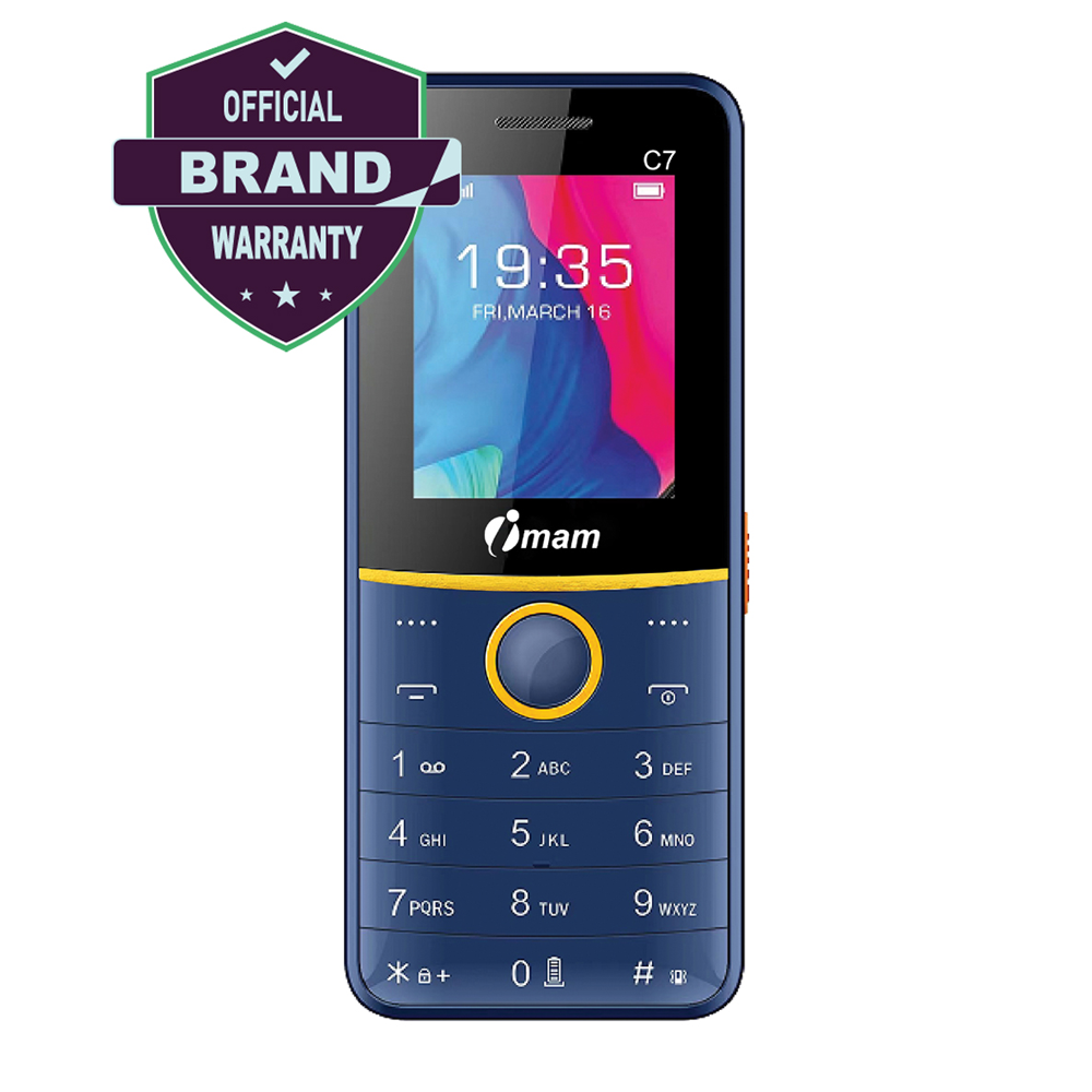 Imam C7 Sky Dual SIM Feature Phone - Blue
