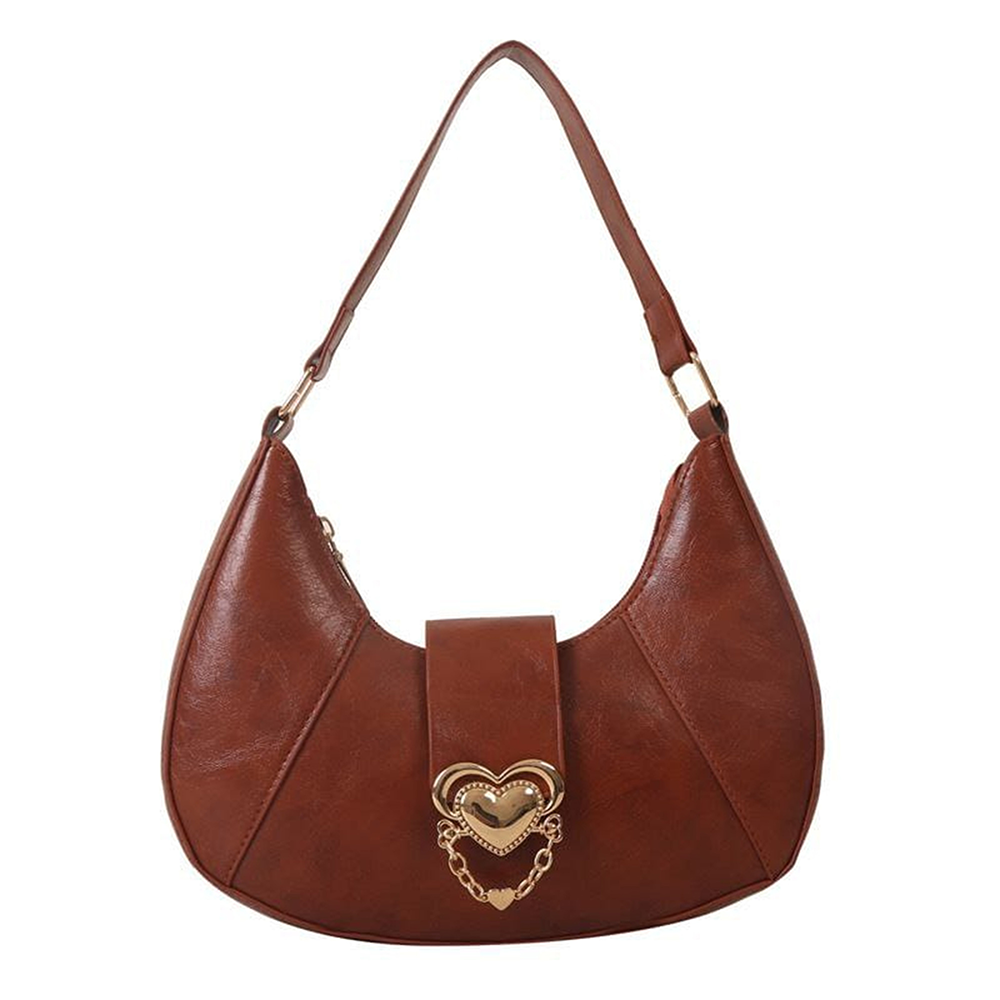 Artificial Leather Thai Stylish Hand Bag For Women - Brown - P292 A