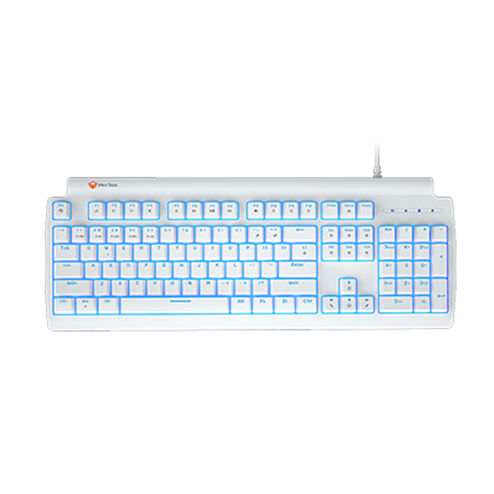 Meetion MT-MK600RD Wired RGB Mechanical RED Switch Gaming Keyboard - White
