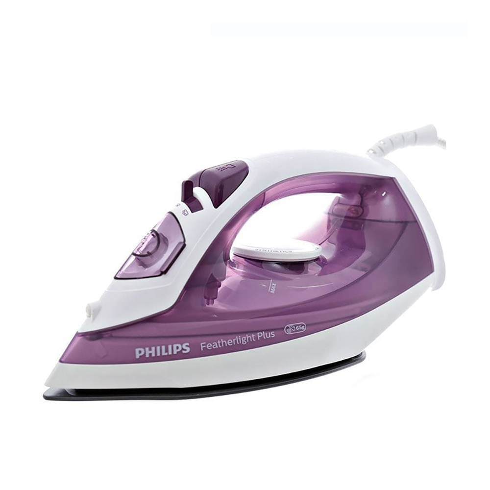 Philips GC1426/30 Featherlight Plus Steam Iron - 1400 W - Purple and White