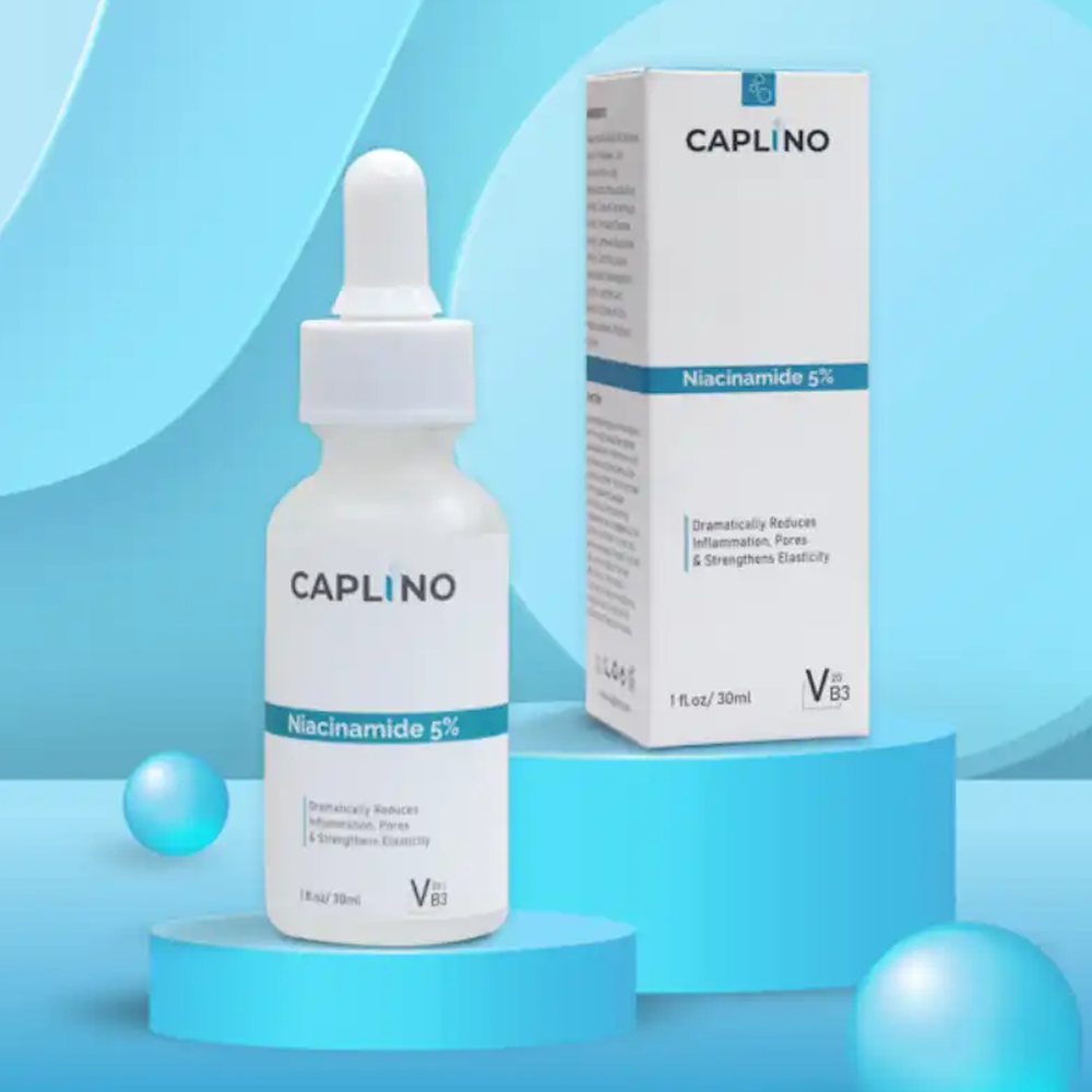 Caplino Niacinamide Serum 5% Vitamin B3 20% and Amp Zinc PCA - 30ml