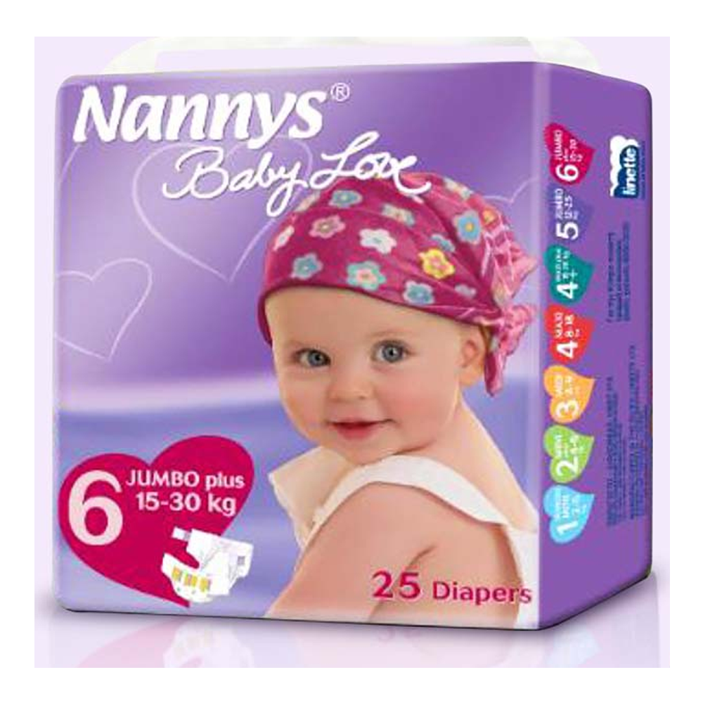 Nannys Baby Love Jumbo Diaper - 15-30 kg - 25 Pcs 