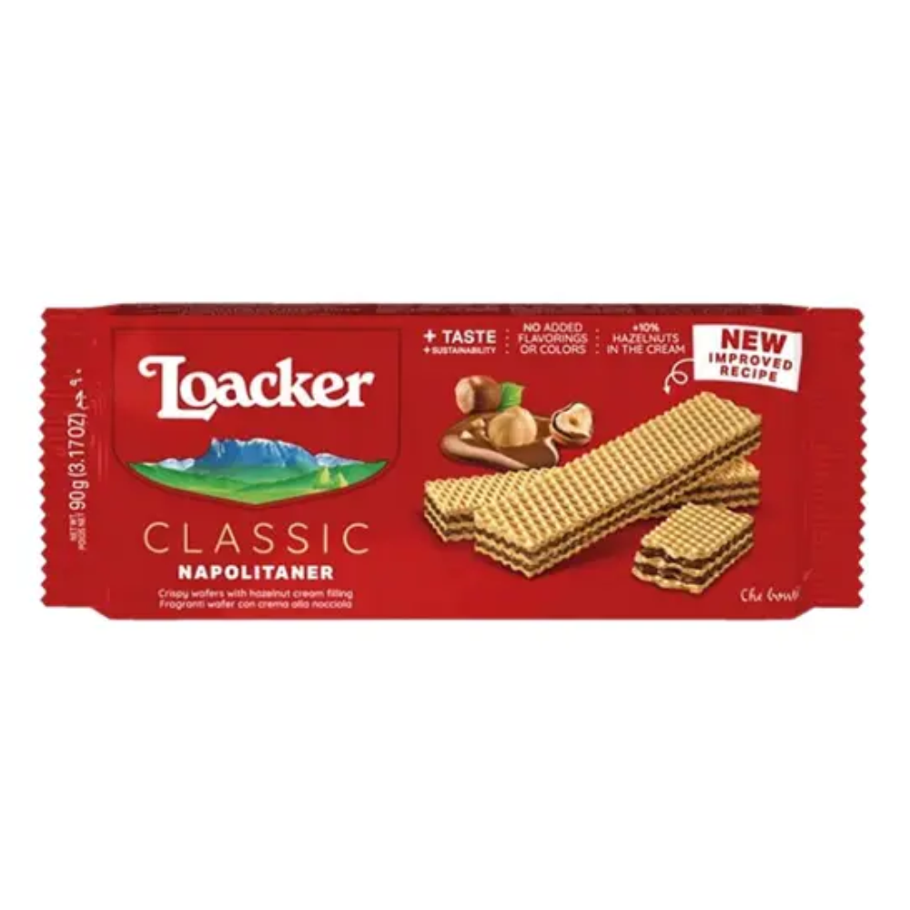 Loacker Classic Napolitaner Wafer - 175gm