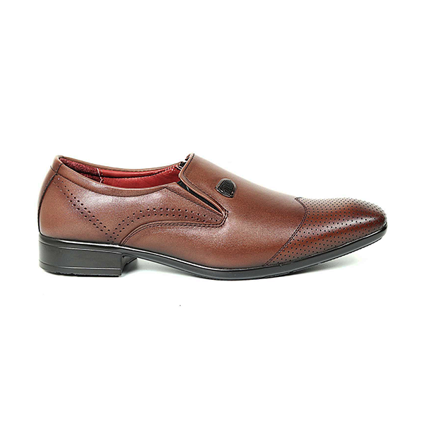 Zays Leather Premium Formal Shoe For Men - Brown - SF60