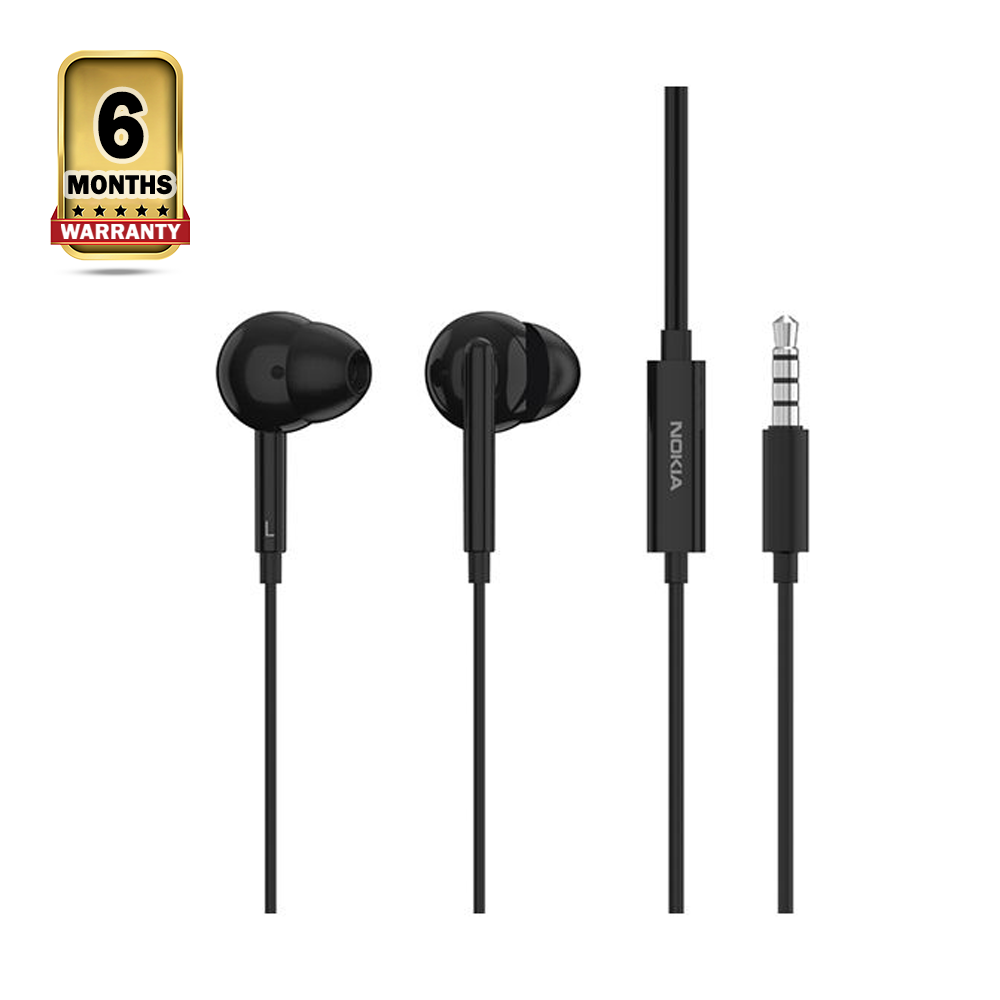 Nokia E2102A Essential Earphones - Black