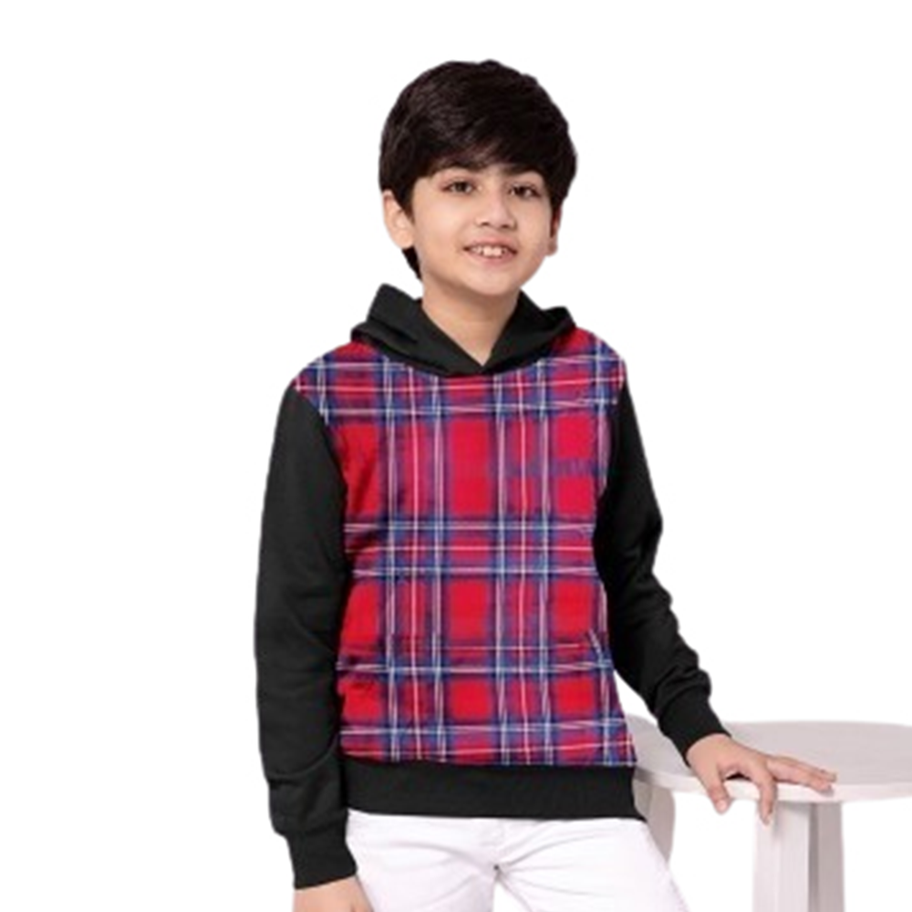 Cotton Winter Hoodie For Boys and Girls - Multicolor - BH-50