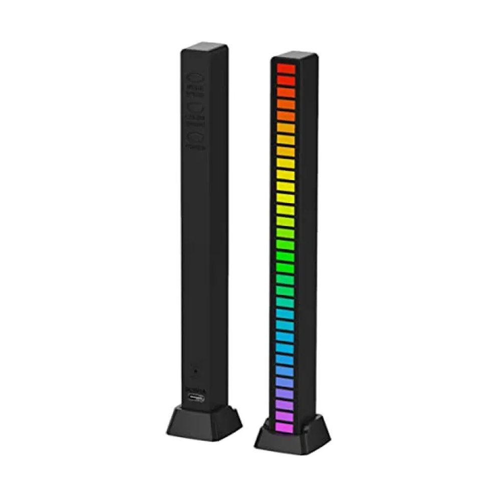 Sound Control Atmosphere RGB Disco Light Bar - 2 Pcs