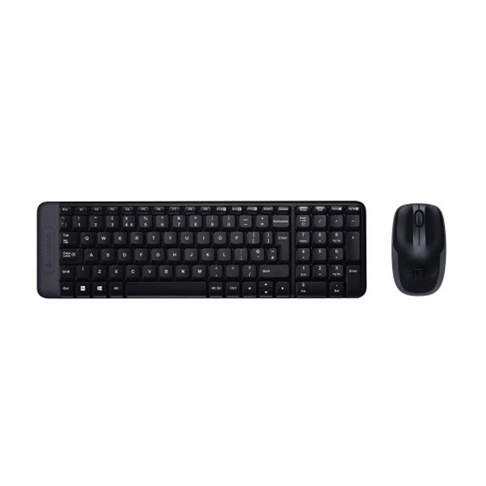 Logitech MK215 Wireless Keyboard and Mouse Combo - Black