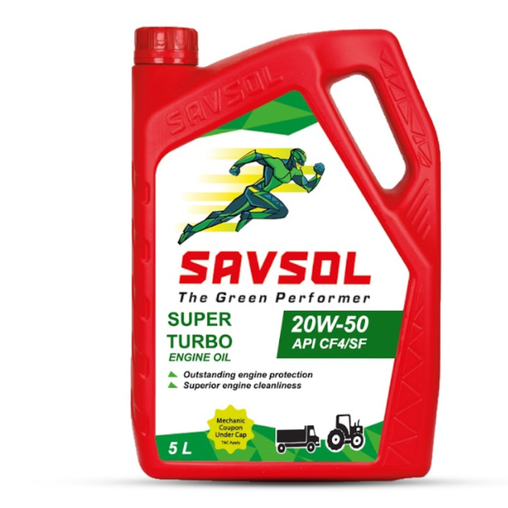 Savsol 20W-50 Super Turbo Engine Oil - 5 Liter