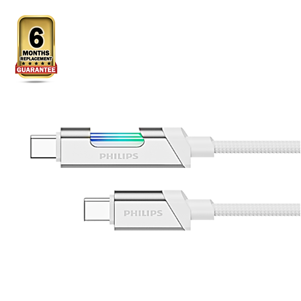 PHILIPS DLC5021AW Type-C to Type-C Cable - 1M - Multicolor