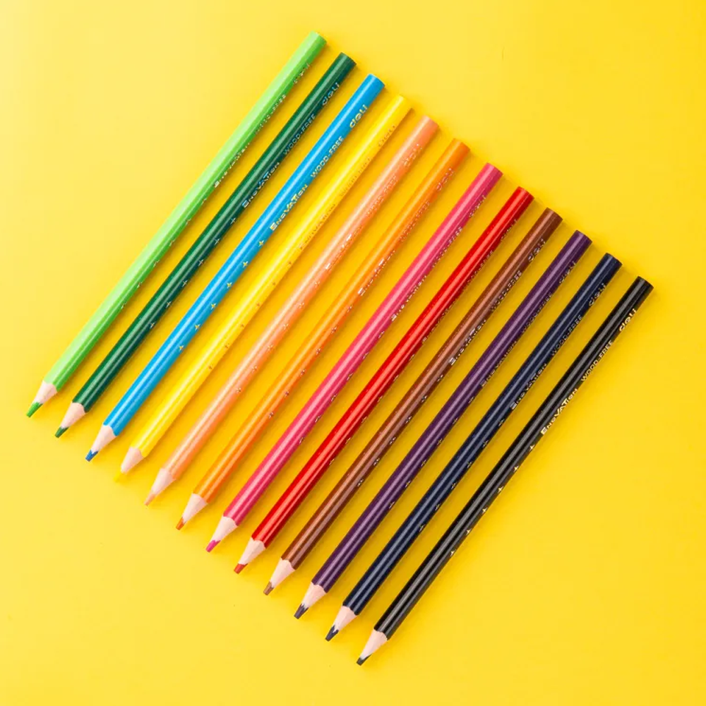 Deli EC113-24 Color Pencil - 24 Colors