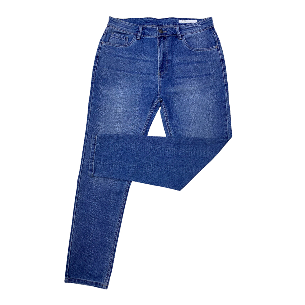 Cotton Denim Slim Fit Jeans Pant For Men - Blue