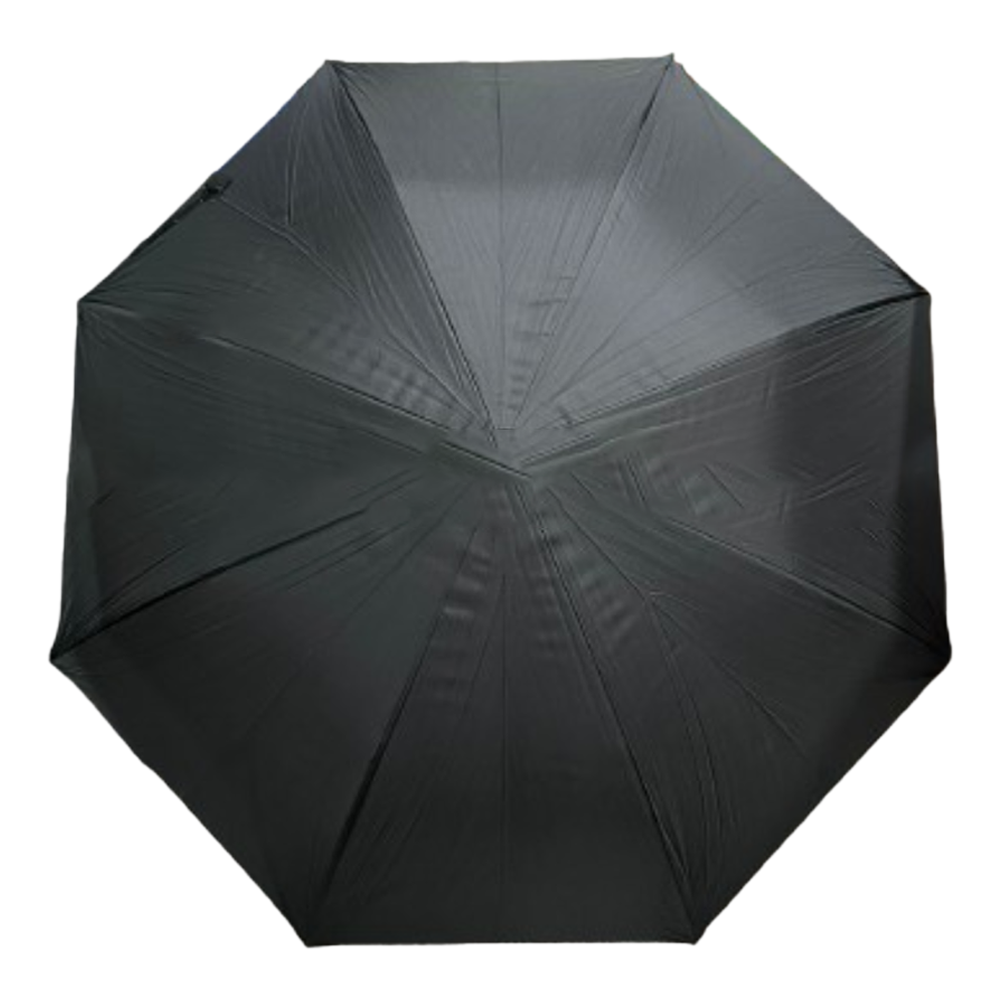 Fiber Body Extra Large Long Handle Umbrella - Black