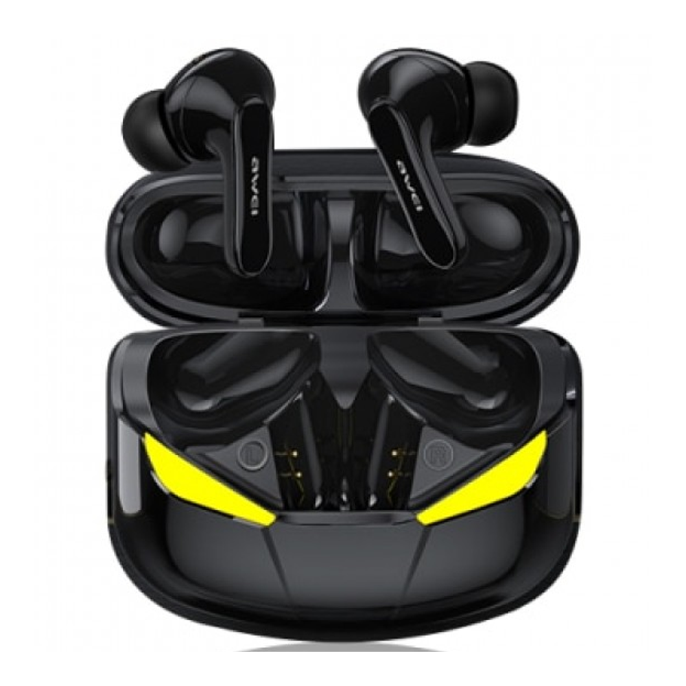 Awei T35 True Wireless Games Earbuds With Charging Case Black