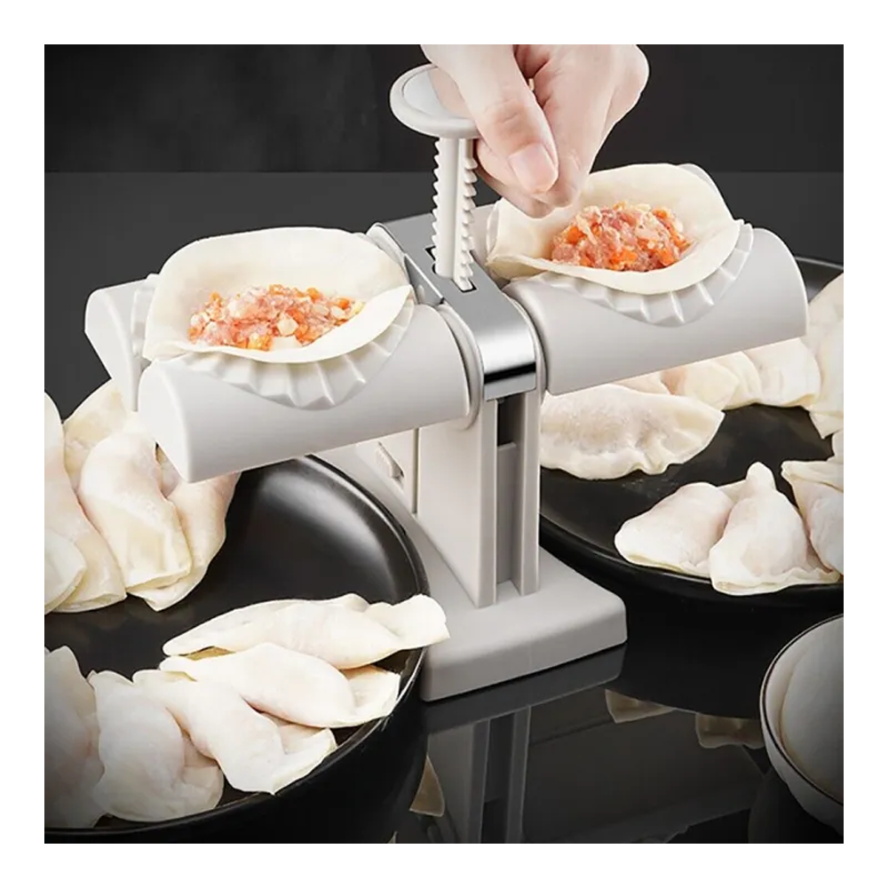 Automatic Plastic Dumpling (Pitha) Maker Machine - Cream