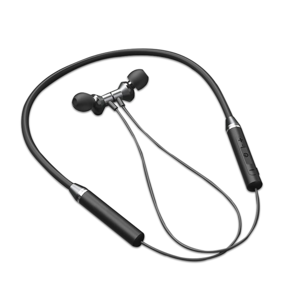 Geeoo BL-105 Soft Neckband Earphone - Black