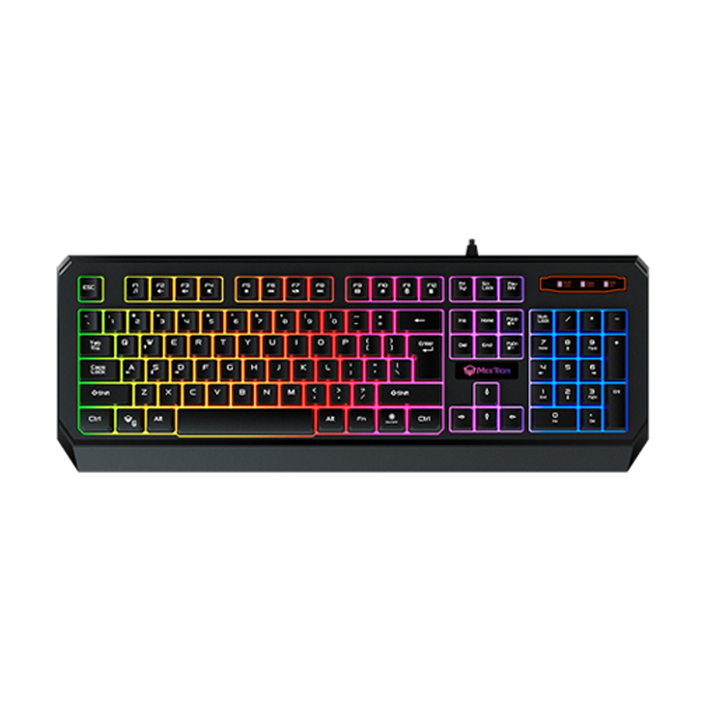 Meetion MT-K9320 Waterproof Backlit Gaming Keyboard - Black