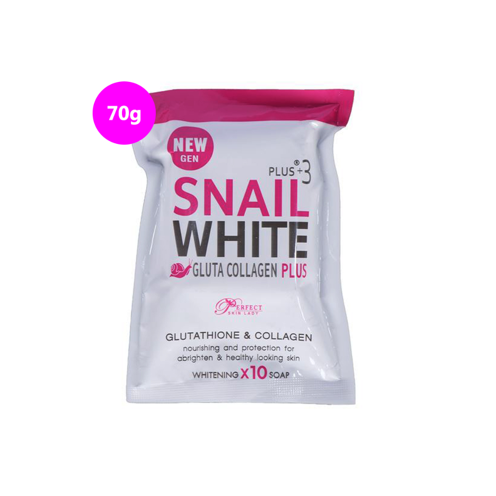 Snail White Gluta Collagen Plus Soap - 80gm