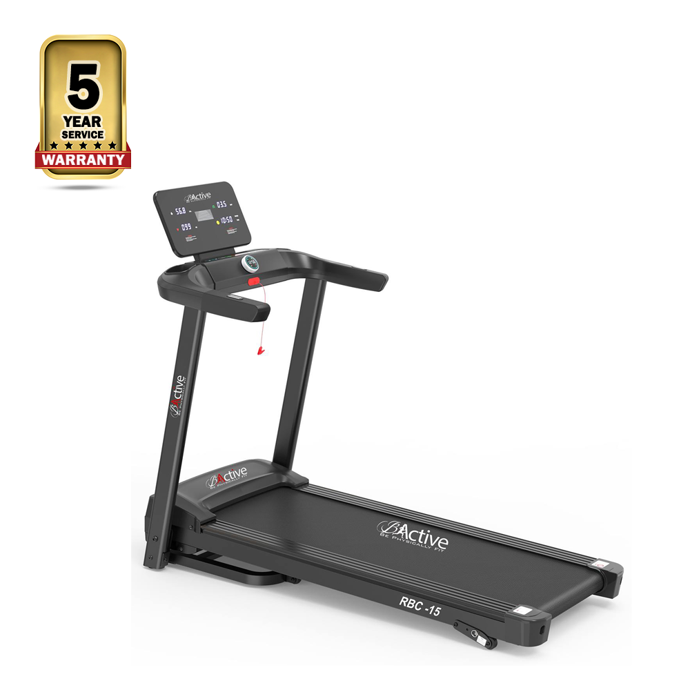 BActive RBC-15 Motorized Treadmill - Black