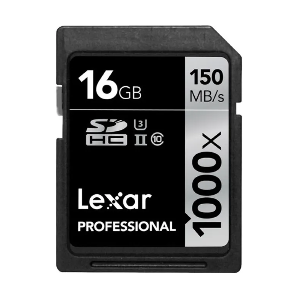 Lexar 1000X Professional UHS-II SDHC Class-10 Memory Card - 16GB 