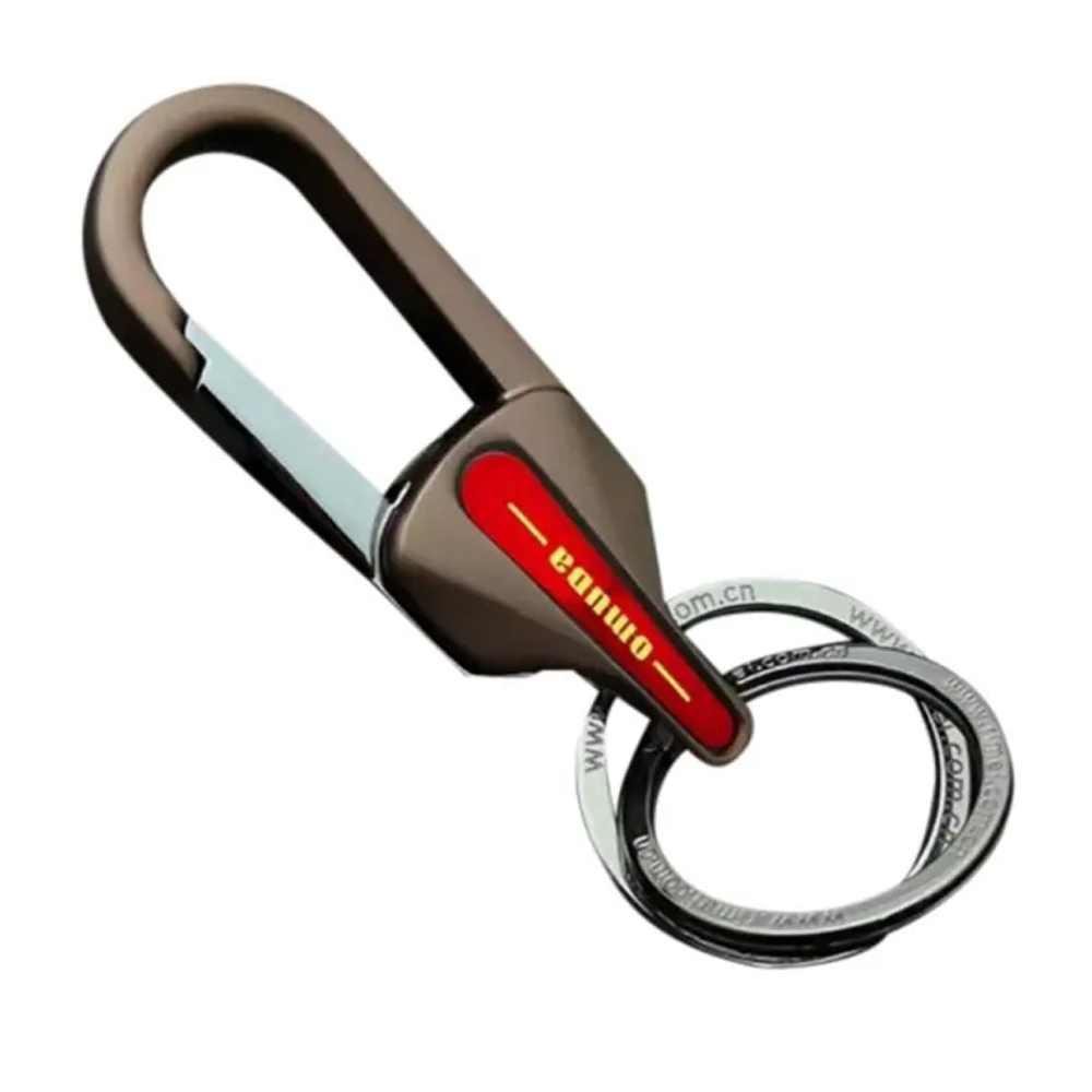 Omuda 8013 Metal Hook Keychain - Red