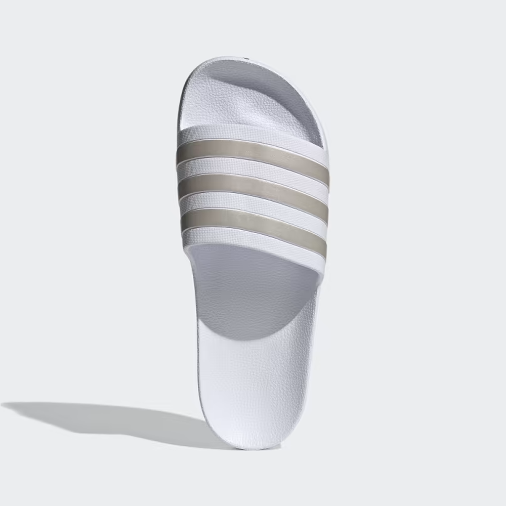 ADIDAS Textured Slip-on Slide for Men - White and Golden - DNA-WGs