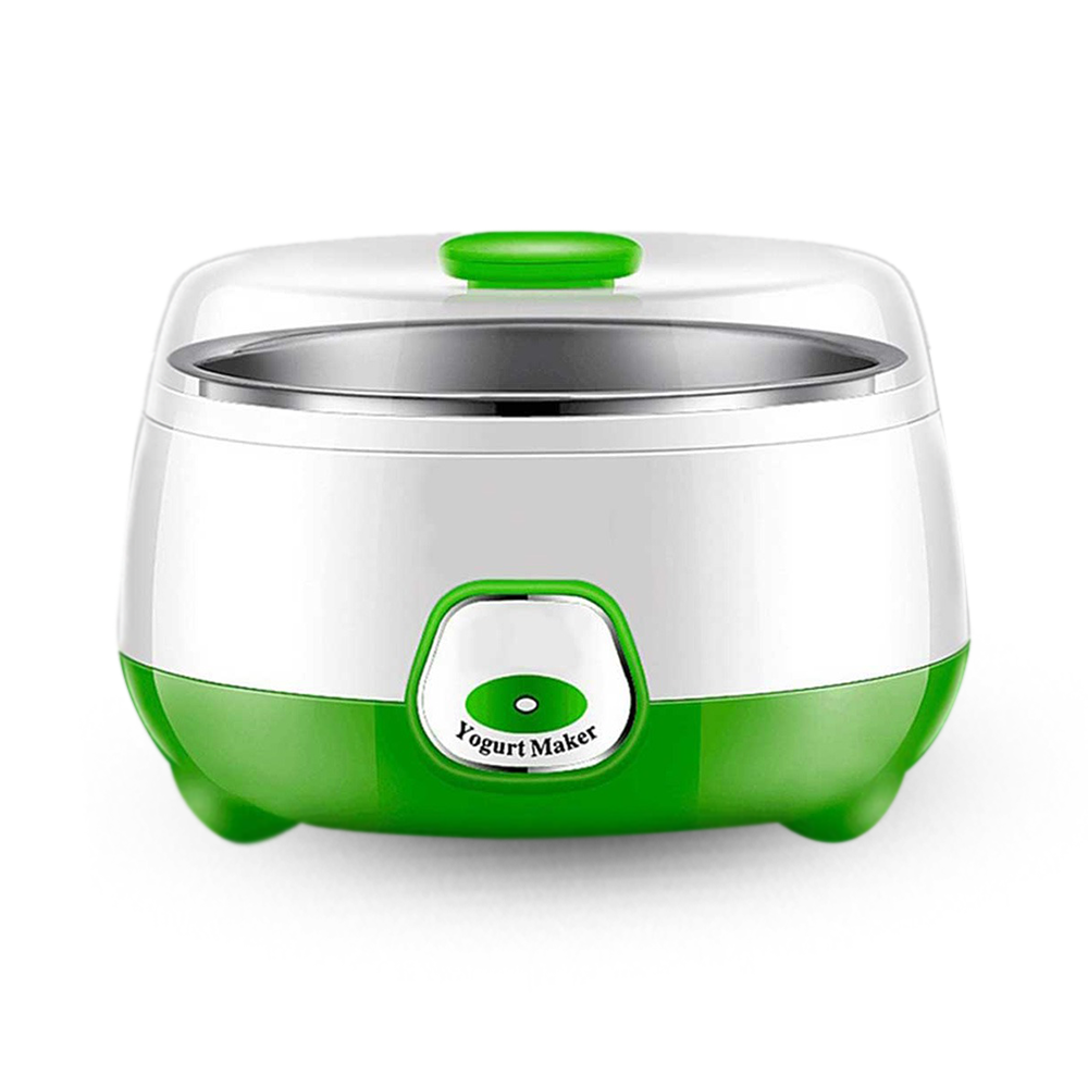 Green and white yogurt on sale maker