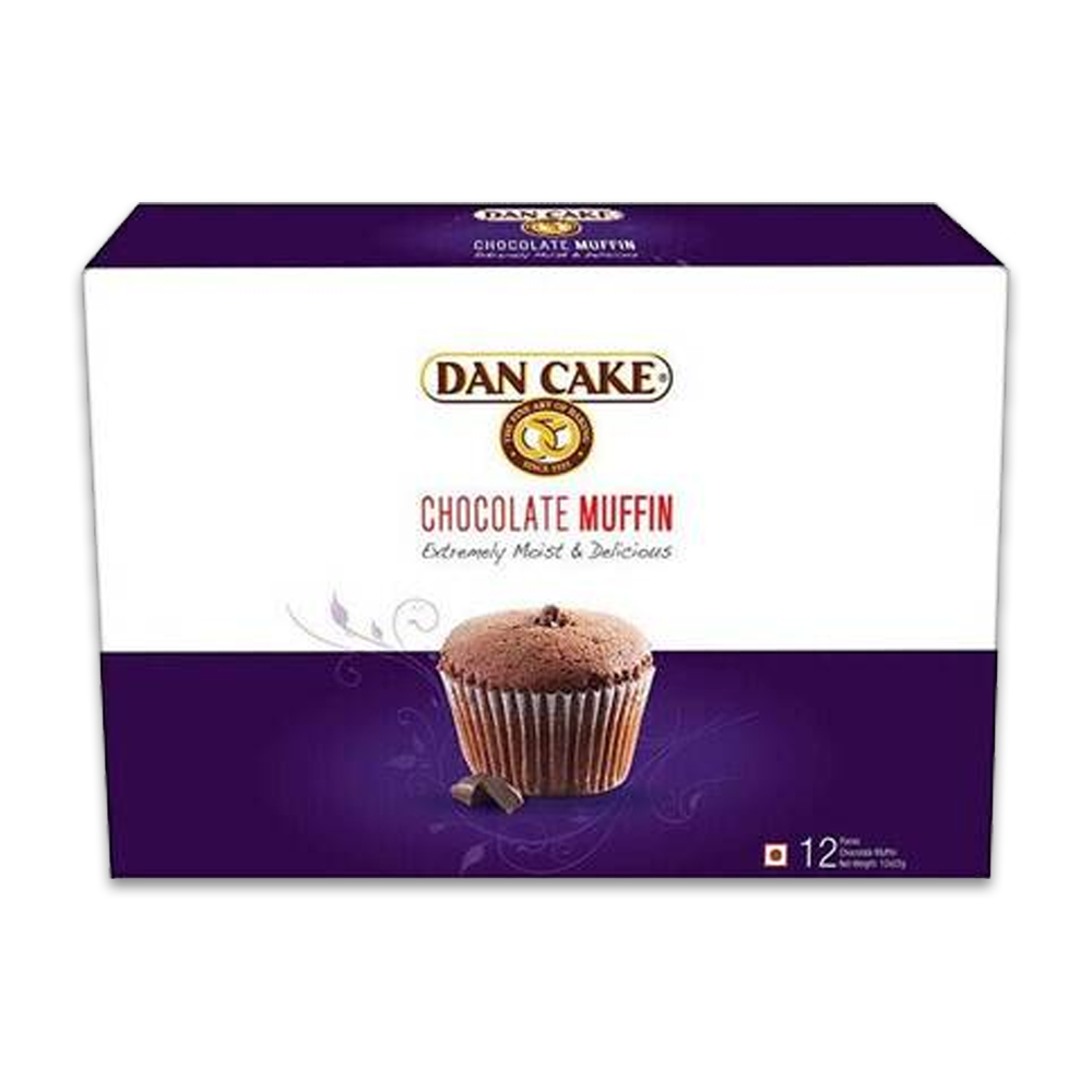 Dan Cake Chocolate Muffin Gift Box - 30g - 12pcs