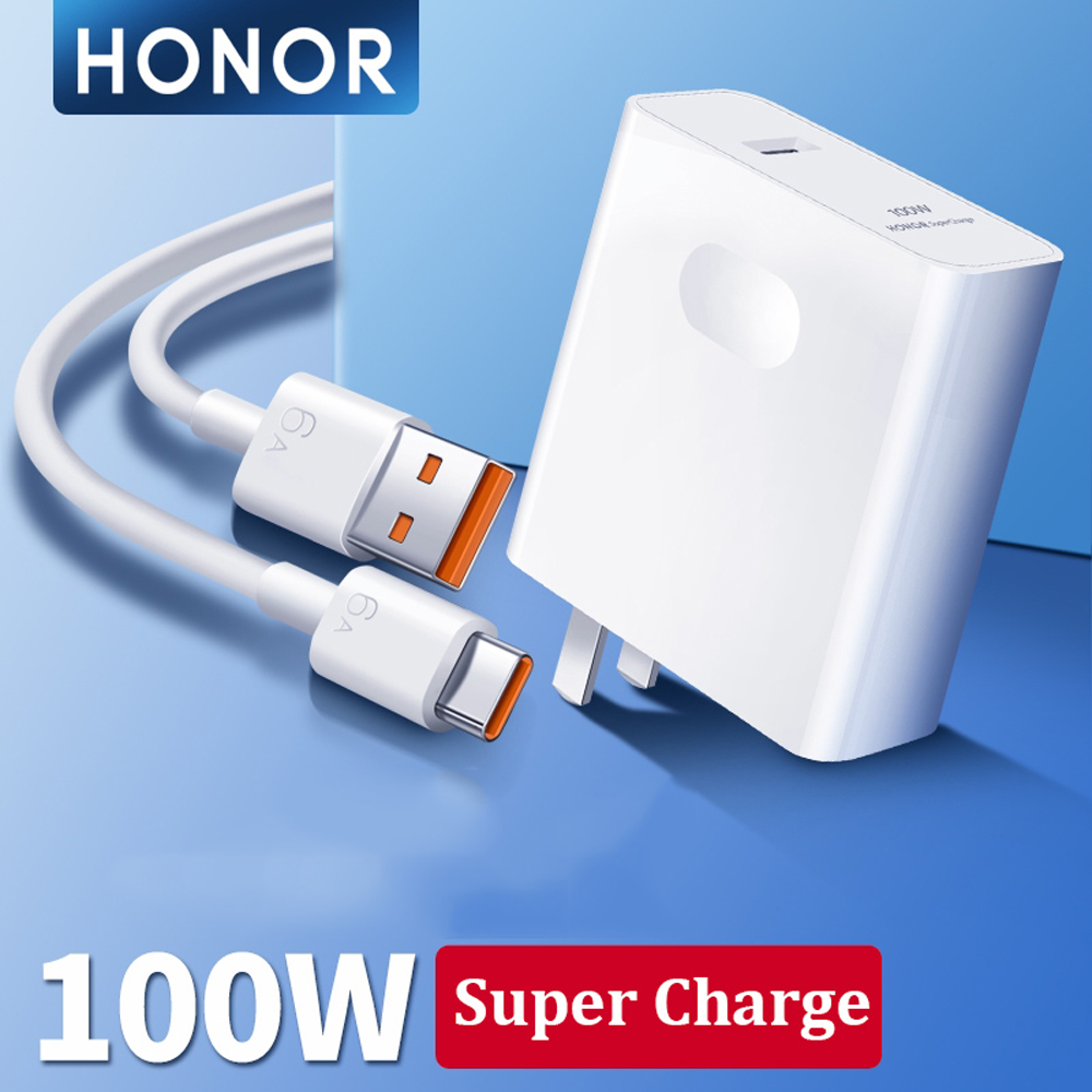 Huawei Supercharge Power Adapter with 6A Type C Cable - 100W