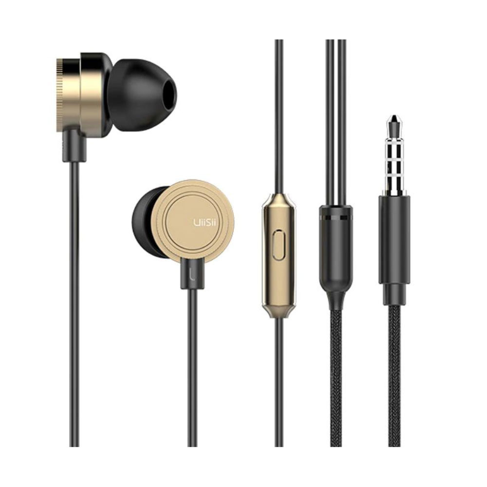 UiiSii HM13 Earphone - Black and Golden