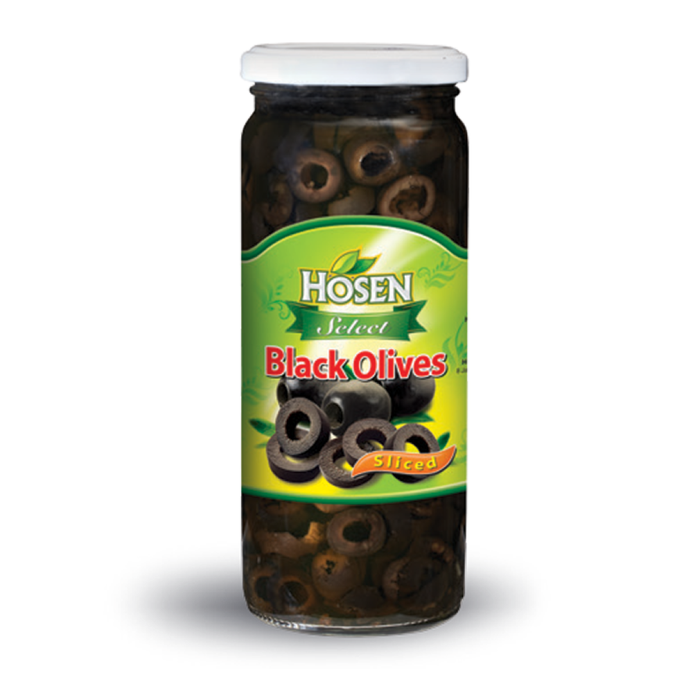 Hosen Select Black Olives Sliced - 345gm