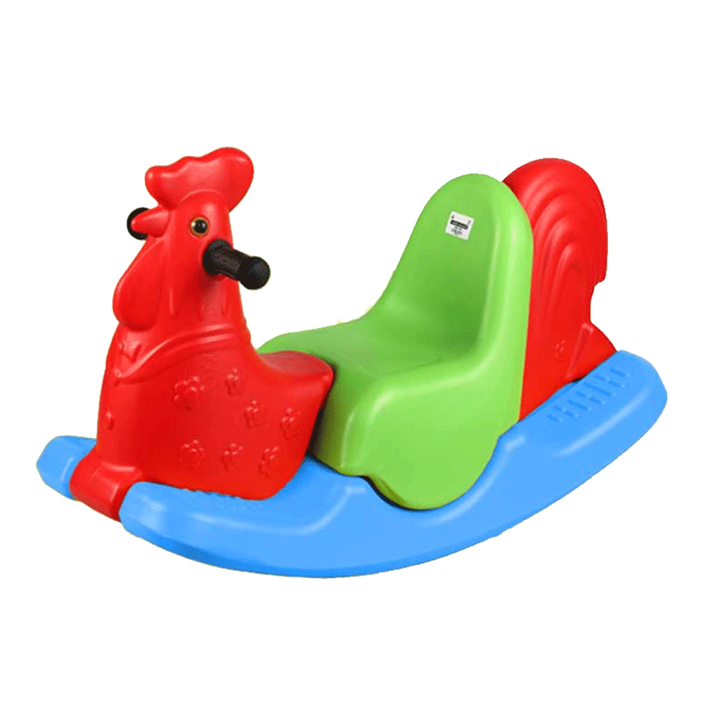 RFL Polyethylene Chicken Rider Rocker For Kids - Multicolor