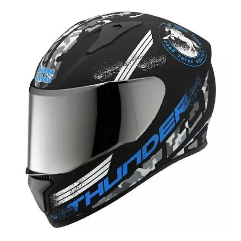 Studds Thunder Full Face Bike Helmet - Black