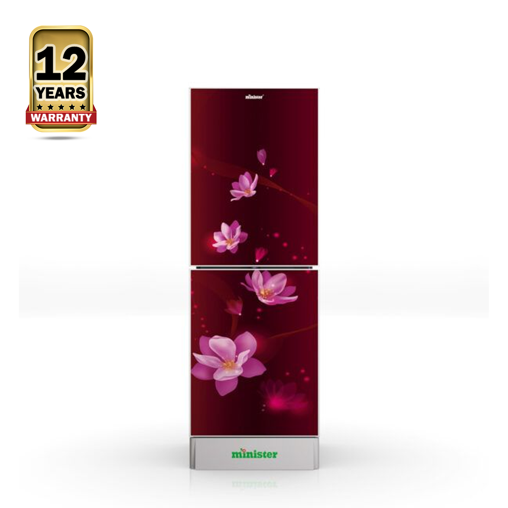Minister M-254 Refrigerator - 254 Liter - Red Beguniya