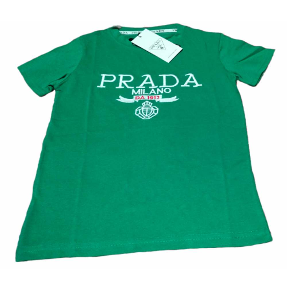 Green 2025 prada shirt