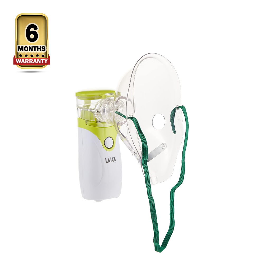 Laica NE1005 Pocket Ultrasonic Nebulizer - White and Light Green