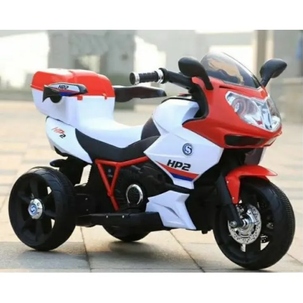 Rechargeable Three Wheeler Bike For Kids - 6 Volt - Red and White