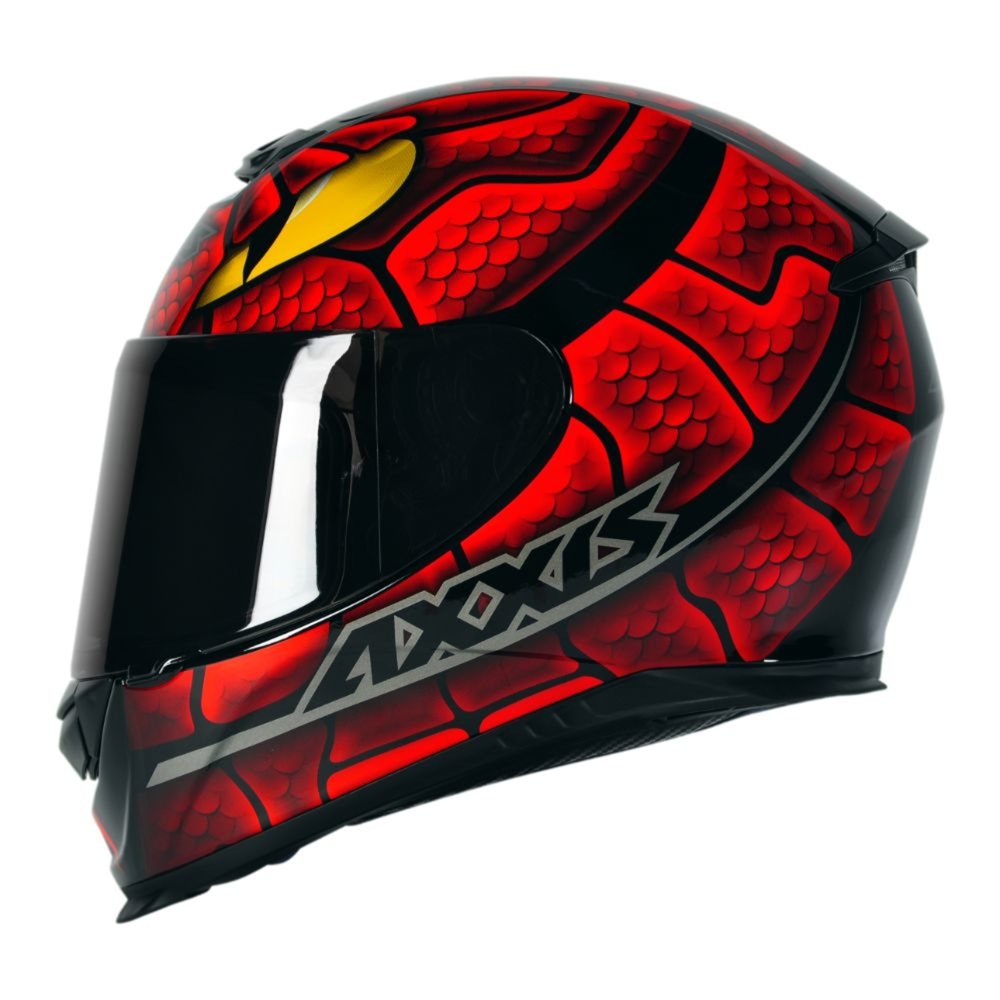 AXXIS Draken Full Face Helmet - Red