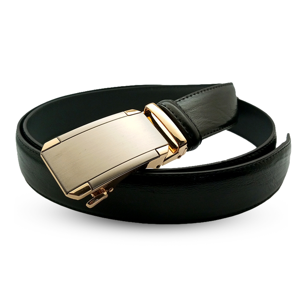 Leather Belt for Men - Black