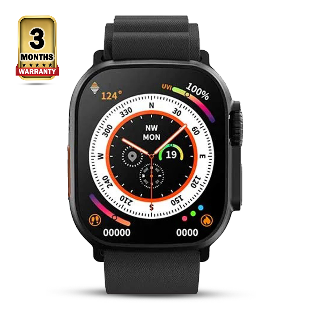 Zordai ZD8 Ultra Max Plus Smart Watch - Black