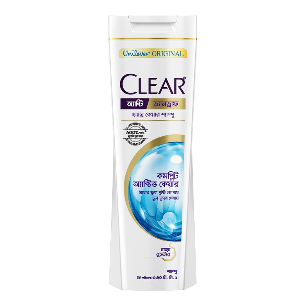 Clear Complete Active Care Anti Dandruff Shampoo - 330ml