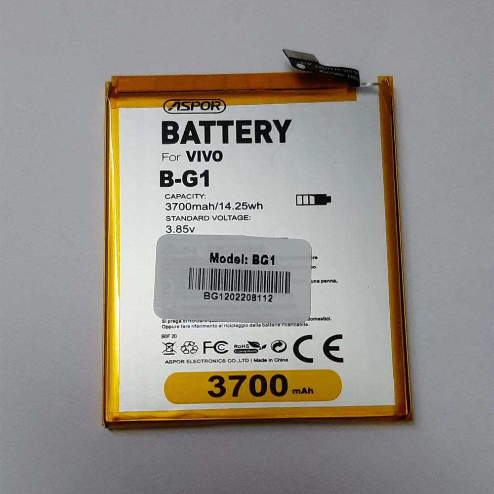 Aspor B-G1 Li-ion 3700 mAh Li-ion Mobile Battery - White