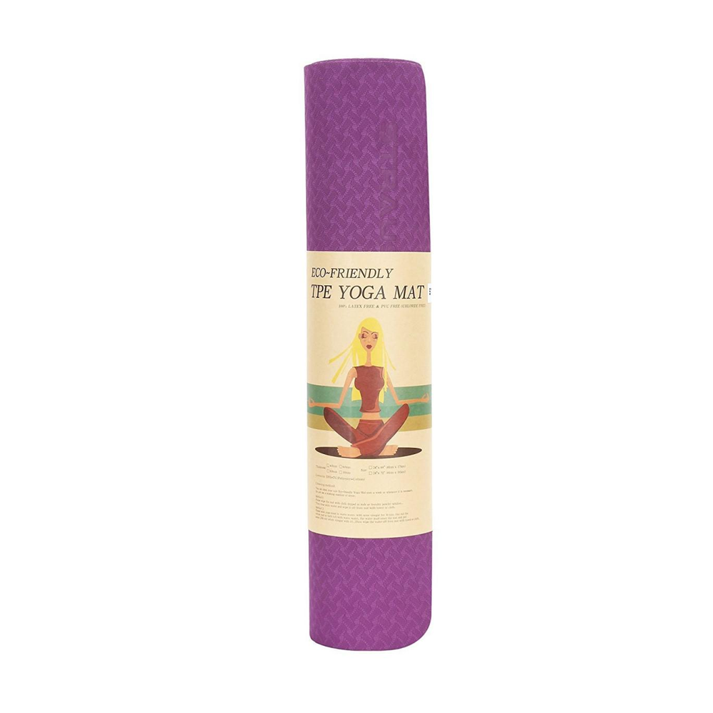 Eco Friendly Yoga Mat 6mm - Purple