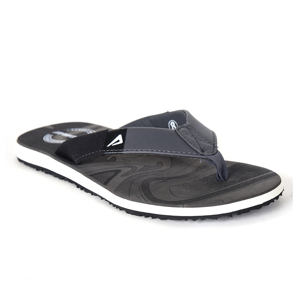 Ajanta Impakto Synthetic  Slipper For Men - Black - CG 4048