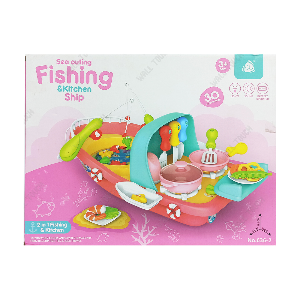 Sea Outing Fishing and Kitchen Ship - 30Pcs - 224064243