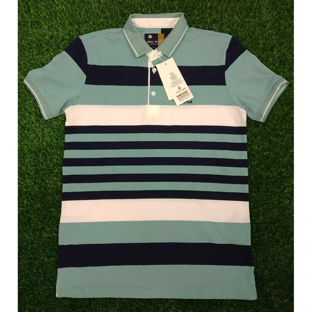 Cotton Polo T-Shirt For Men - Multicolor